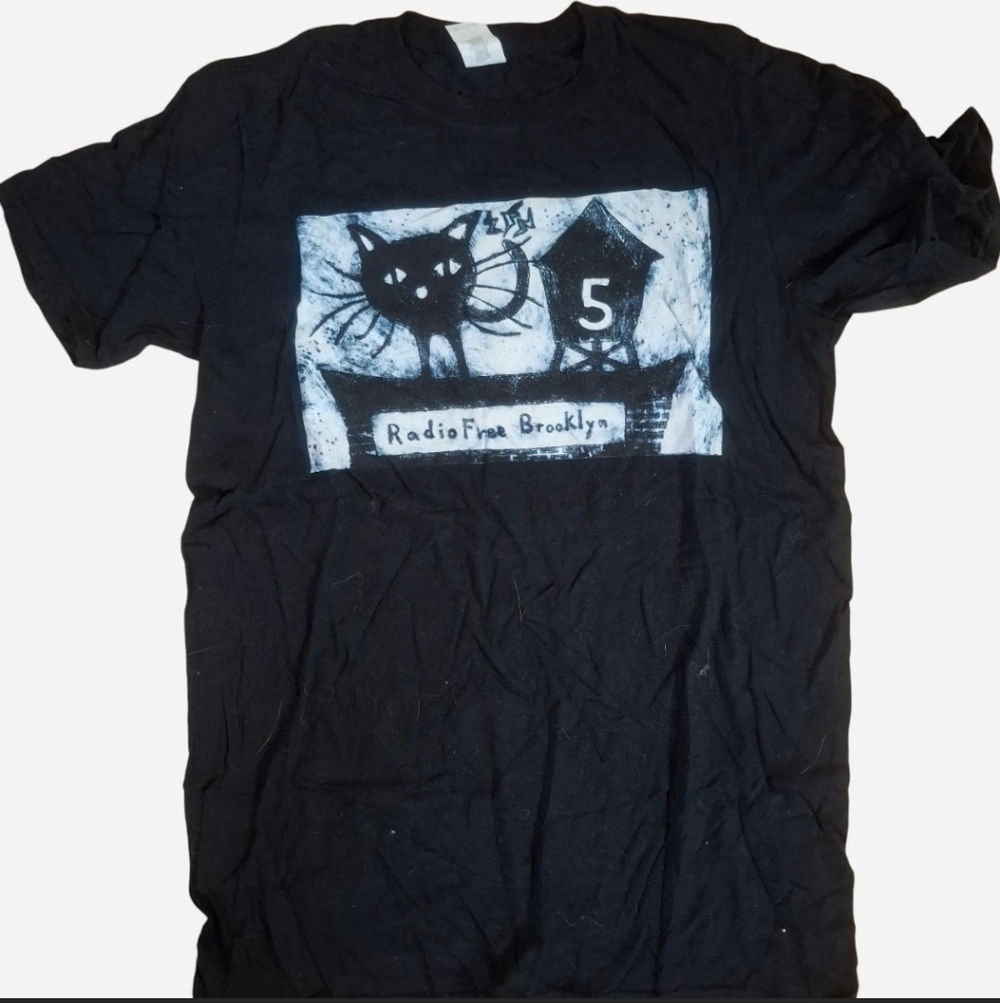 Radio Free Brooklyn Black Graphic T-Shirt